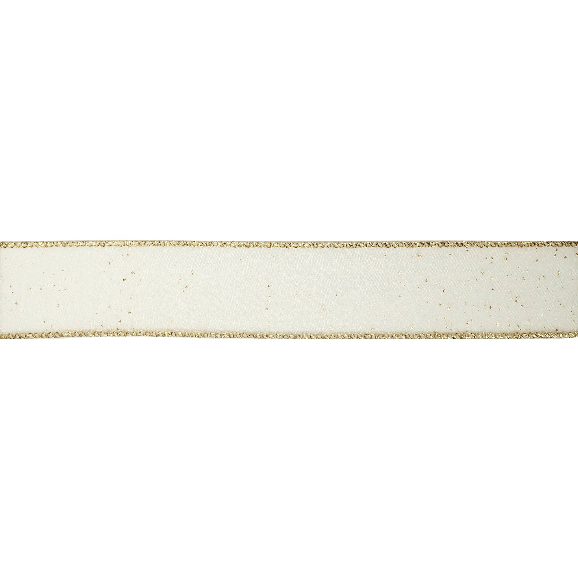 1.5" x 3yd. Sheer Wired Sparkle Ribbon by Celebrate It